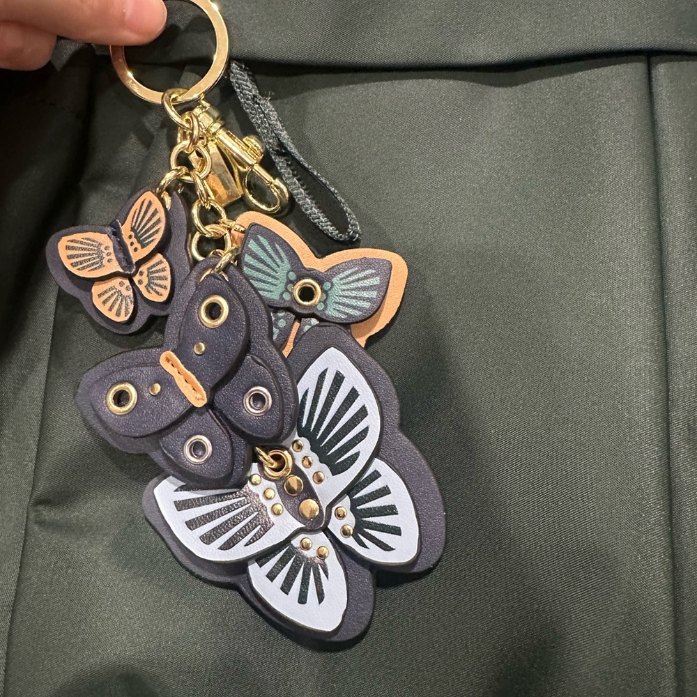 Coach Blue Butterfly charms - Picture 2 of 4